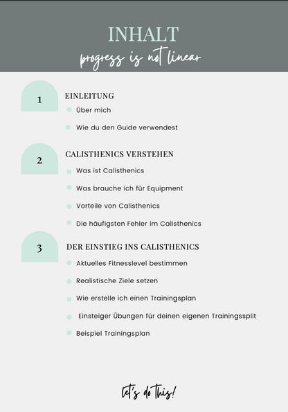 Calisthenics Beginner Guide